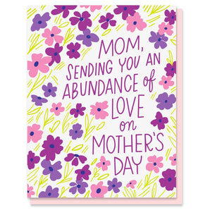 Abundance of Flowers Mother’s Day Card By Paper Parasol