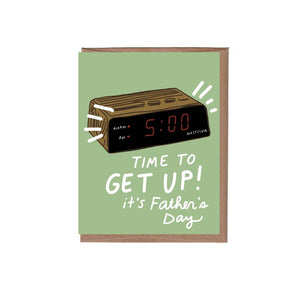 Alarm Clock Father’s Day Card By La Familia Green