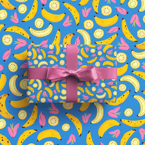 Bananas Gift Wrap Sheet By Paperole
