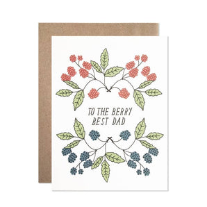 Berry Best Dad Card By Hartland Cards
