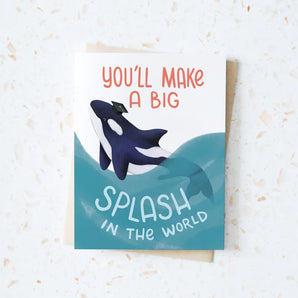 Big Splash Graduation Card By Hop & Flop