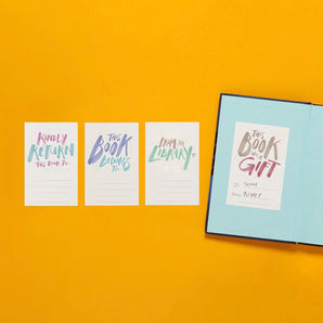 SALE - Bookplate Sticker (various designs) By Breathless