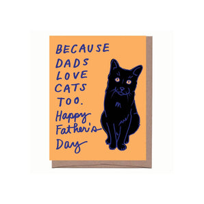 Cat Dad Father’s Day Card By La Familia Green