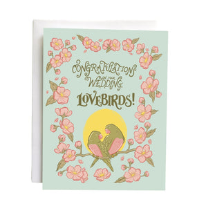 Congrats Lovebirds Wedding Card By Carabara Designs