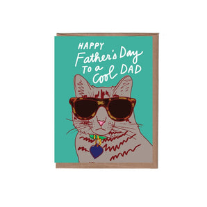 Cool Cat Father’s Day Card By La Familia Green