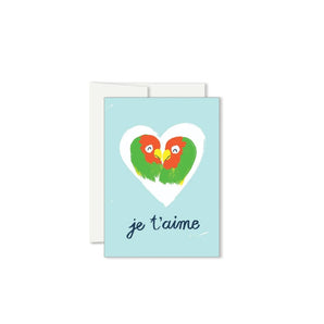 Enclosure Card - Love Birds By Paperole