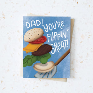 Flippin’ Great Dad Card By Hop & Flop