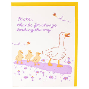 Fluffy Ducklings Mom Card By Smudge Ink