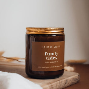 Fundy Tides 9oz Candle By La Haut Studio