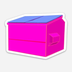 Garbage Skip Sticker By Brian Hotson