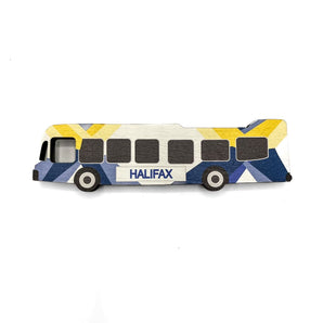 Halifax Bus Magnet By Blue Crab Creative Design