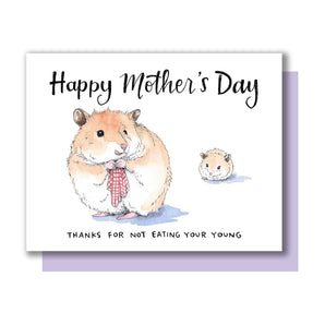 Hamster Mom Card By Paper Wilderness