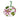 Handpainted Acrylic Floral Ornament (various designs)