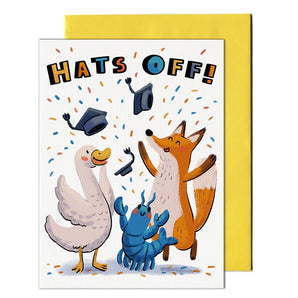 Hats Off Graduation Card By Pencil Empire