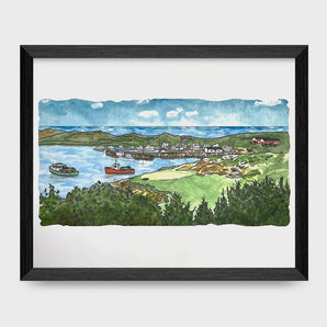 Inverness Harbour 8x10 Print By Bard