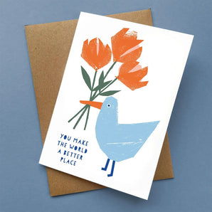 Kautzi Seagull w/ Bouquet Card