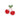 Kissing Cherries Sticker By Ruff House Print Shop