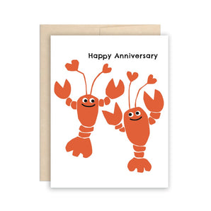 Lobster Anniversary Card By The Beautiful Project