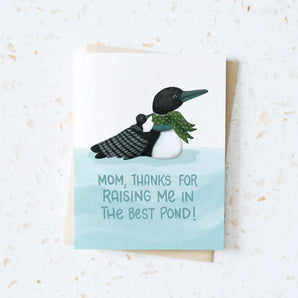 Loon Mother’s Day Card By Hop & Flop