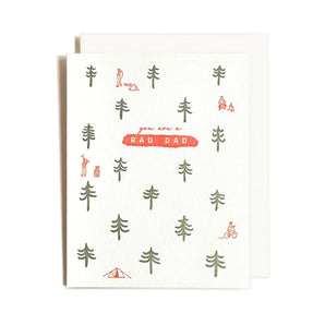 Lumberjack Dad Card By Homework Letterpress