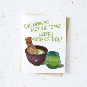 Matcha Tea Mother’s Day Card By Hop & Flop