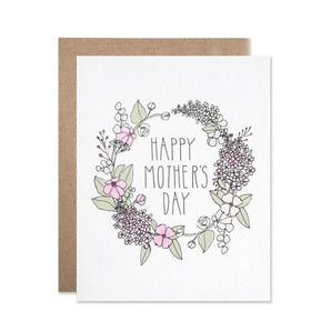 Mother’s Day Wreath Card By Hartland Cards
