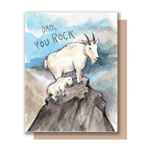 Mountain Goats Father’s Day Card By Paper Wilderness