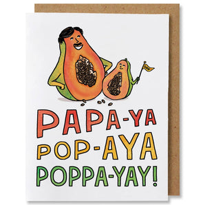 Papaya Pun Father’s Day Card By NANU Studio