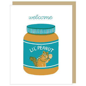 Peanut Butter Jar Baby Card By Smudge Ink