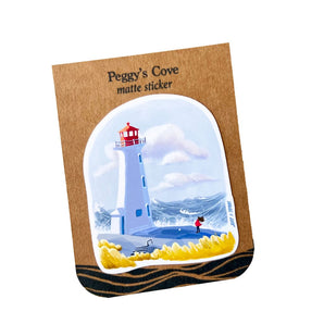 Peggy’s Cove Sticker By Julep and Trubbs Studio