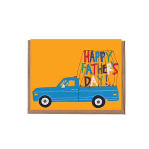 Pick Up Truck Father’s Day Card By La Familia Green