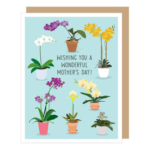 Potted Orchids Mother’s Day Card By Apartment 2 Cards