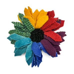 Pride Flower Rug Hooked Pin By Lucille Evans Rugs