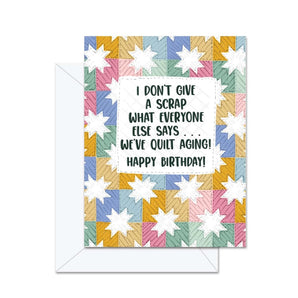 Scrappy Quilt Birthday Card By Jaybee Design
