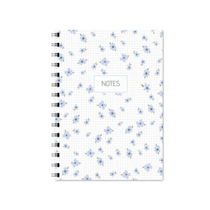 Simple Purple Floral Notebook By Jaybee Design