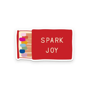 Spark Joy Sticker By Ruff House Print Shop