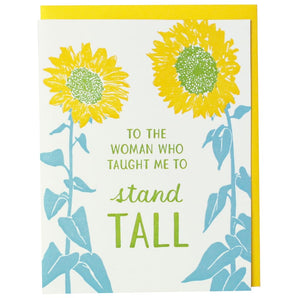 Sunflower Mother’s Day card By Smudge Ink