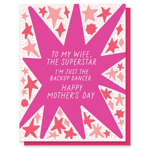 Superstar Wife Mother’s Day Card By Paper Parasol Press