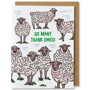 Thank Ewe Card By NANU Studio