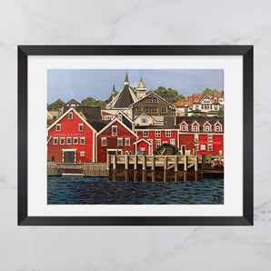 The Colours Of Lunenburg 8x10 Print By Andrea Crouse Paper