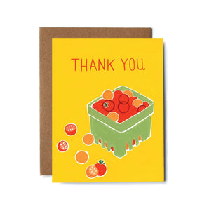 Tomatoes Thank You Card By Kat Frick Miller Art