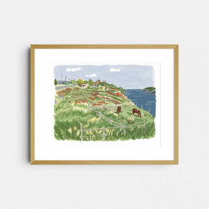 Torbay Newfoundland 8x10 Print By Kat Frick Miller Art
