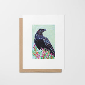 Treetop Raven Card By Bryanna Chapeskie