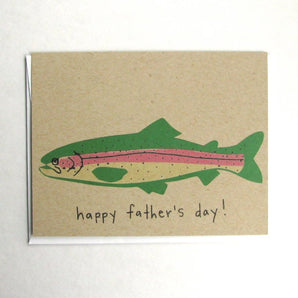 Trout Father’s Day Card By La Familia Green