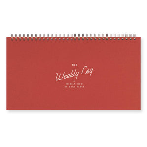Weekly Log Planner - Heirloom Orange (Undated) By Ruff