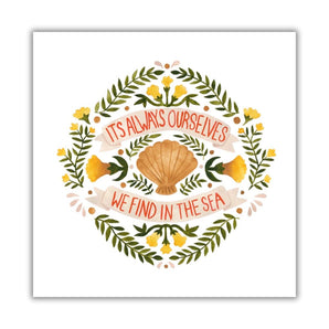 Whatever We Lose 8x8 Print By Lucky Sprout Studio