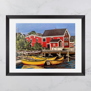 Where The Dories Sleep 8x10 Print By Andrea Crouse Paper