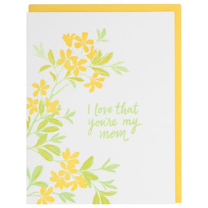 Yellow Blossoms Mother’s Day Card By Smudge Ink