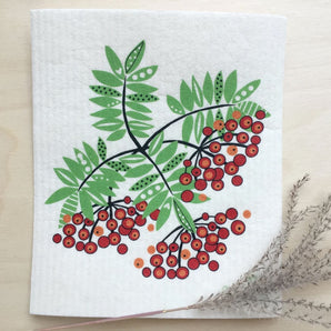 Ashberries Swedish Dishcloth By Square Love