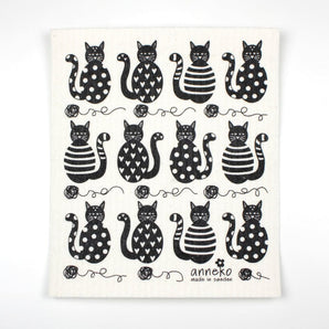 Cats Swedish Dishcloth By Square Love